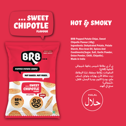BRB Popped Potato Chips Spicy Chipotle 48g
