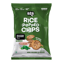 BRB Rice Popped Chips Jalapeno & Tomato 48g