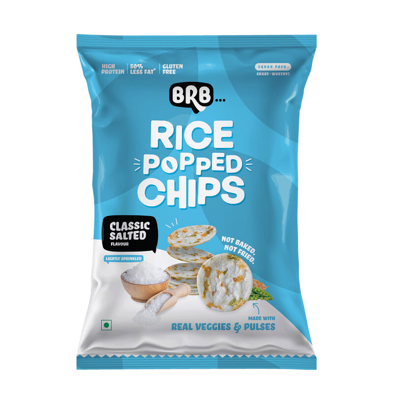 

BRB Rice Popped Chips Classic Salt 48g