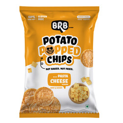 BRB Popped Potato Chips Pasta Cheese 48g