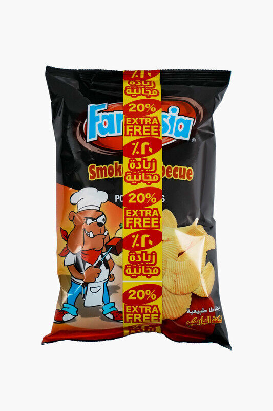 

Fantasia Chips Smokey Barbecue 60g + 20% extra