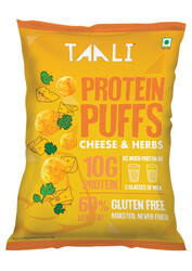 Taali Protein Puffs Cheese & Herbs 60g