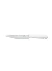 Tramontina 10-inch Stainless Steel Meat Knife, White/Silver