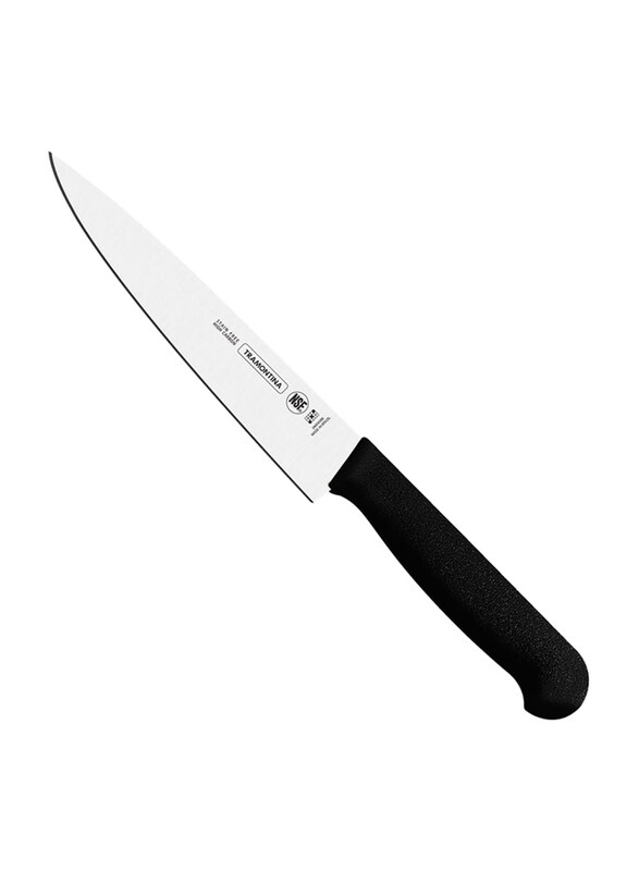 

Tramontina 8-inch Professional Meat Knife with Stainless Steel Blade and Polypropylene Handle with Antimicrobial Protection, 24620008, Black/Silver