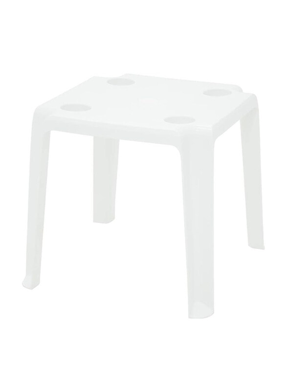 

Tramontina Peruibe Polypropylene Side Table, White
