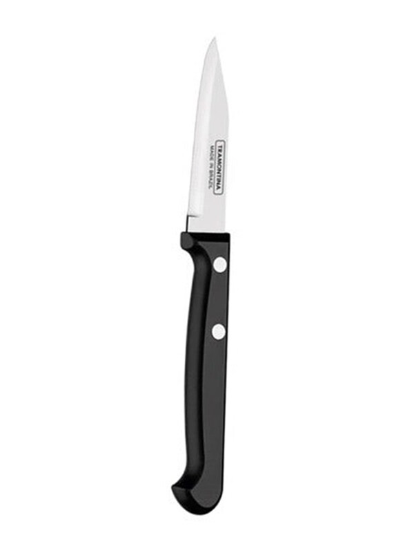 

Tramontina 3-inch Stainless Steel Vegetable & Fruit Knife with Polypropylene Handle, 23850103, Black/Silver