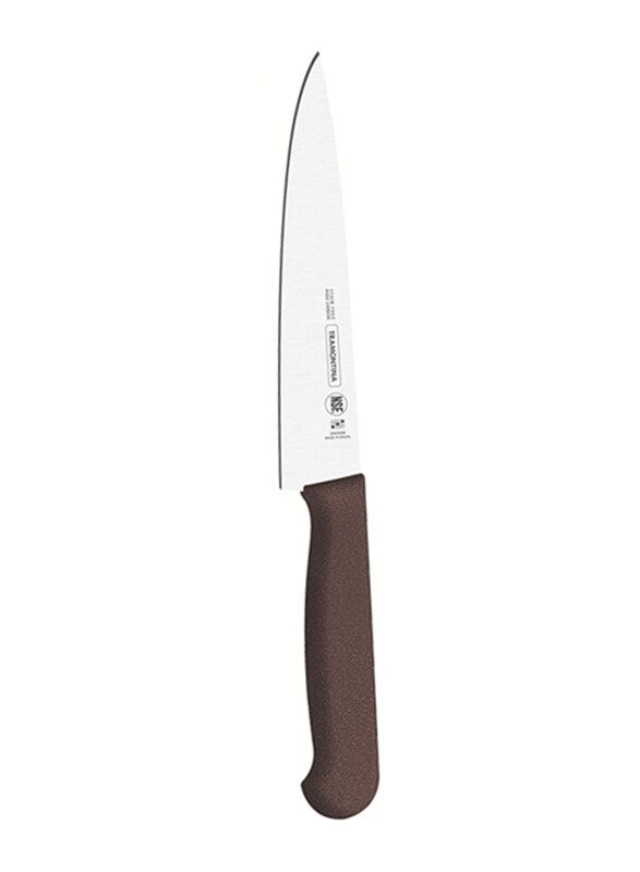 

Tramontina 10-inch Professional Stainless Steel Blade & Polypropylene Handle with Antimicrobial Protection Meat Knife, 24620040, Brown