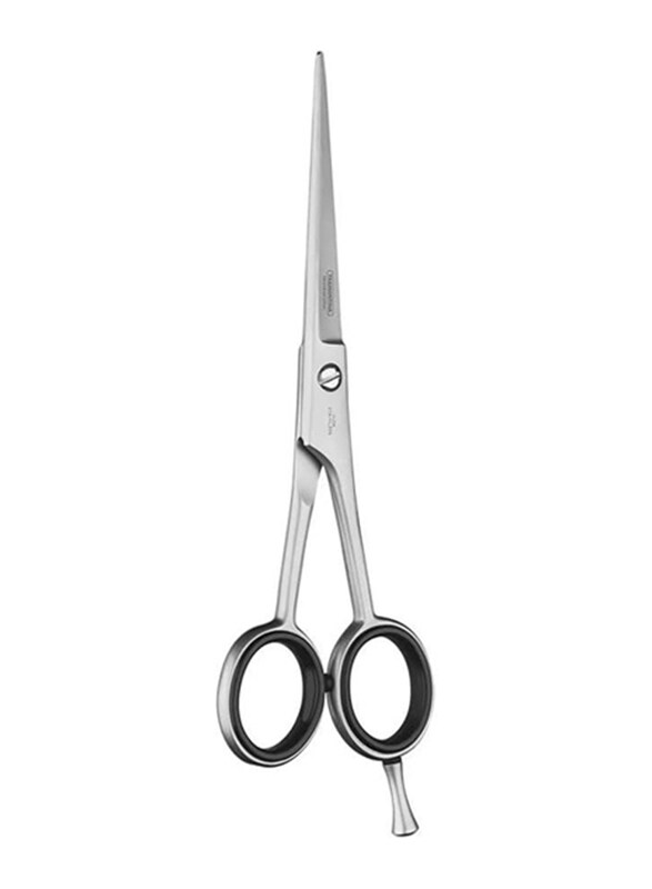 

Tramontina 6-inch Professional Stainless Steel Hair Scissors with Laser-Cut Edge, Silver/Black