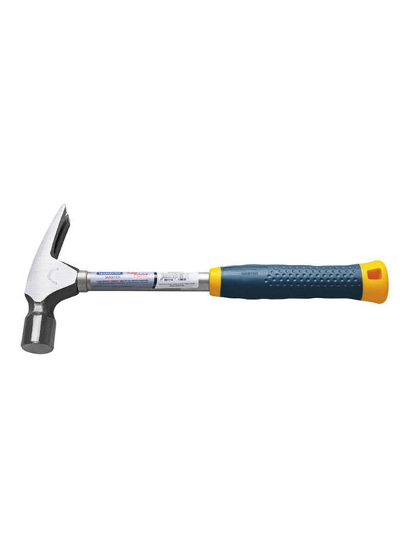 

Tramontina 16oz Stainless Steel Claw Hammer with Silicone Grip, Multicolour