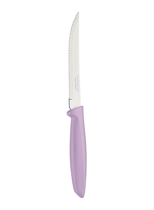 

Tramontina 5-Inch Plenus Stainless Steel Blade & Polypropylene Handle Steak & Fruit Knife, 23410835, Purple