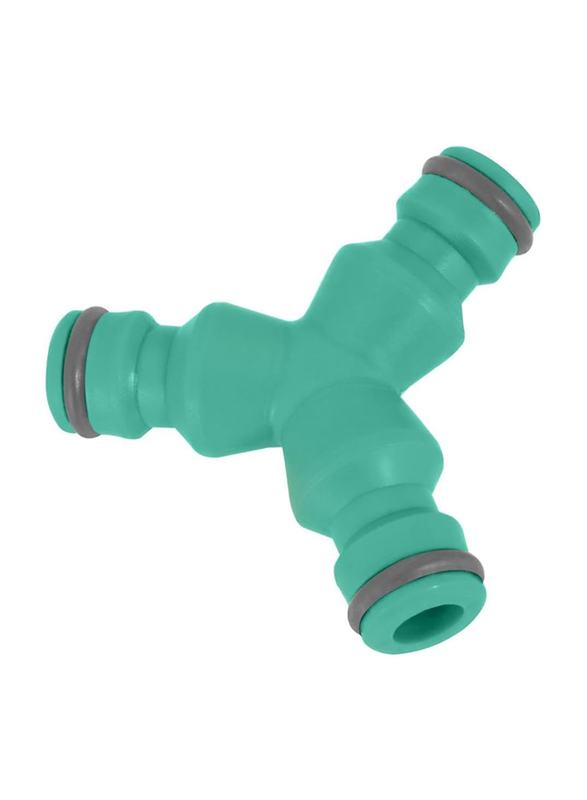 

Tramontina Plastic Y-Split Quick Hose Connectors, 1/2 to 5/8 Inch, Blue