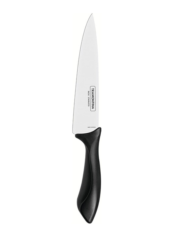 

Tramontina Affilata 7-inch Stainless Steel Utility Knife with Polypropylene Handle, 23655107, Black/Silver