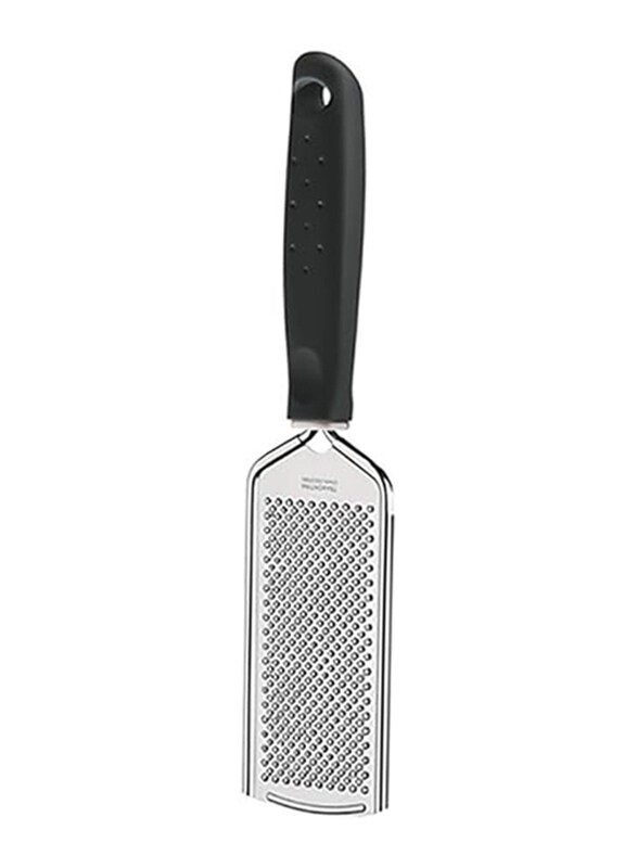 

Tramontina Utilita Stainless Steel Mini-Grater with Black Polypropylene Handle, Black/Silver