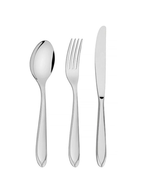 Tramontina 16-Piece Stainless Steel Flatware Set, Silver