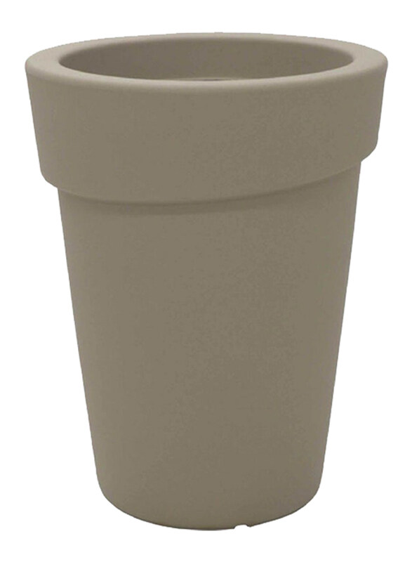 

Tramontina Gipsy Polyethylene Vase Planter, 82 Liter, 92775110, Beige