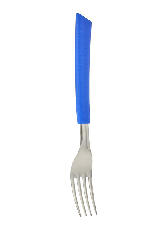 

Tramontina Brisa Stainless Steel & Polypropylene Handle Table Fork, 23152410, Blue