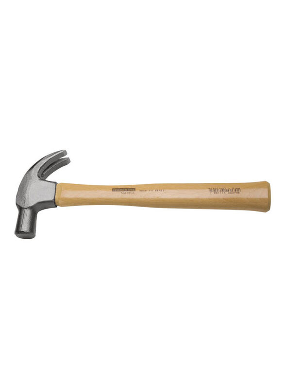 Tramontina 29mm Wooden Handle Claw Hammer, Beige/Grey