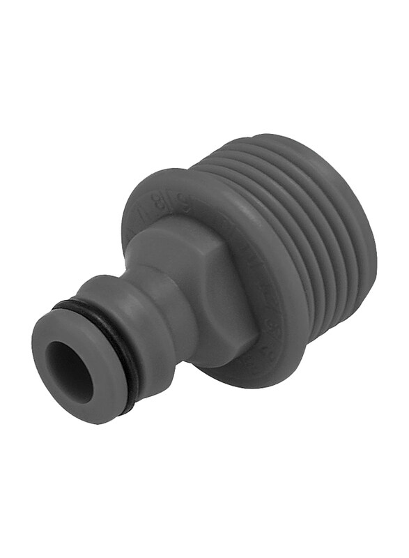 

Tramontina Plastic Male Garden Adapter with Male Thread, 3/4 Inch, Black