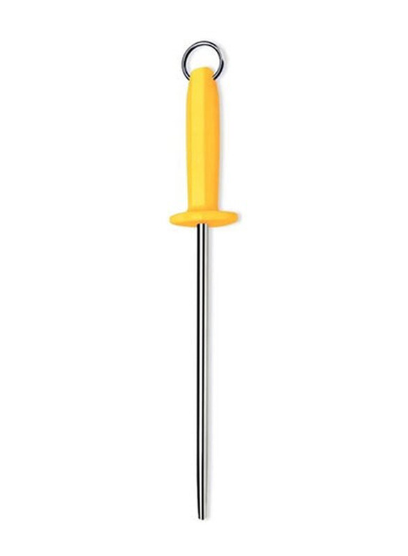 

Tramontina 12 Inch Professional Smooth Sharpener with Carbon Steel Rod and Yellow Polypropylene Handle, Silver/Yellow