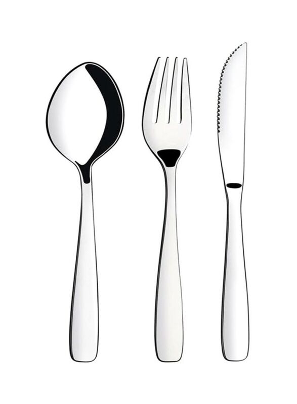 Tramontina 16-Piece Stainless Steel Cutlery Set, Silver