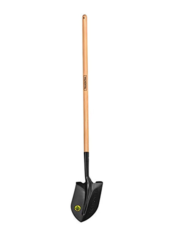 

Tramontina American Round Mouth Shovel with 120cm Wood Handle, Beige/Black