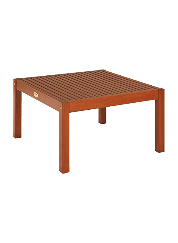 

Tramontina Terrazzo Fit Square Coffee Table in Light Natural Finished Brazilian Jatoba Wood, Brown