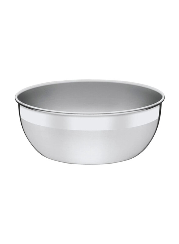 

Tramontina 22cm 2.9 Ltr Freezinox Round Stainless Steel Mixing Bowl Matte Finish, Silver