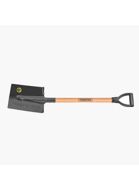 

Tramontina 71cm Square Spade with Wood Handle, Multicolour