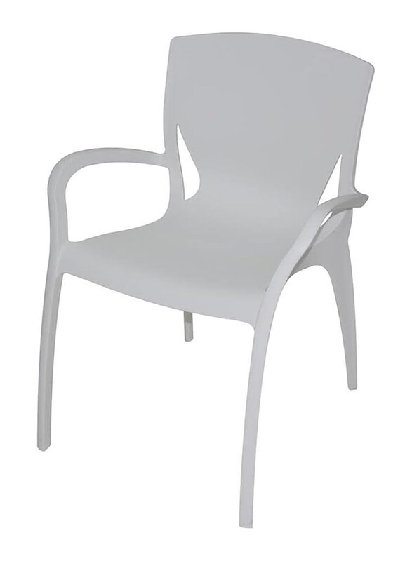 

Tramontina Clarice Polypropylene Arm Chair, White