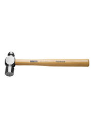 Tramontina 1000g Wooden Handle Ball Pein Hammer, Beige/Silver