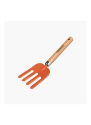 Tramontina Hand Garden Fork 4 Teeth with Wood Handle, Multicolour