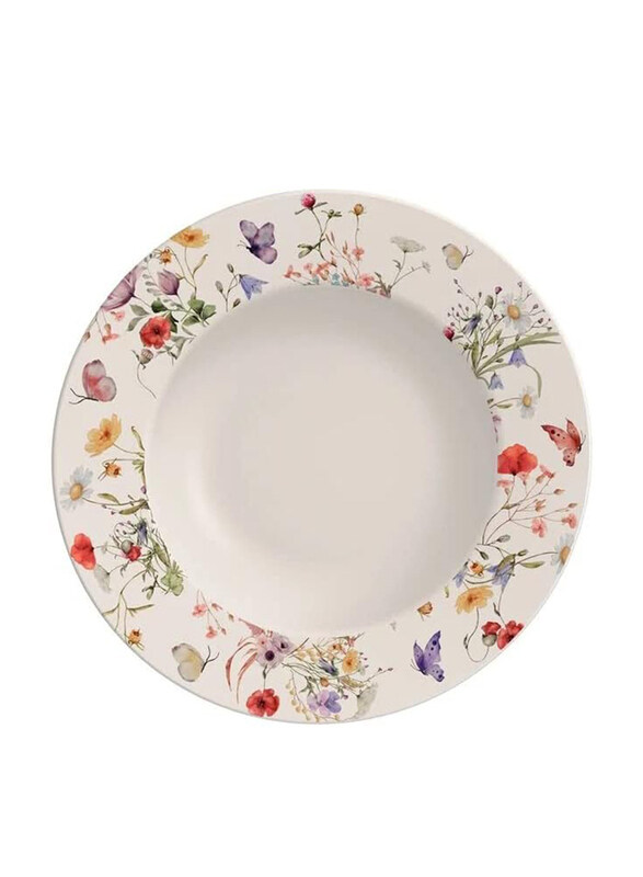 

Tramontina 27cm Ana Clara Decorated Porcelain Dinner Plate, Multicolour