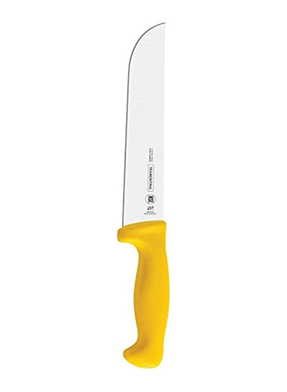 

Tramontina 12-inch Professional Boning Knife with Stainless Steel Blade and Polypropylene Handle with Antimicrobial Protection, 24608052, Yellow/Silve