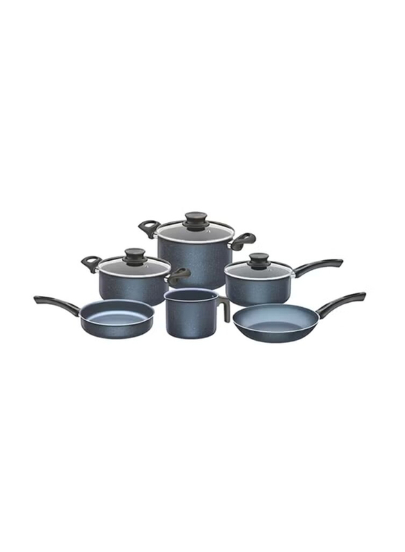 

Tramontina 9 Piece Aluminium Paris Cookware Set, 20599298, Blue