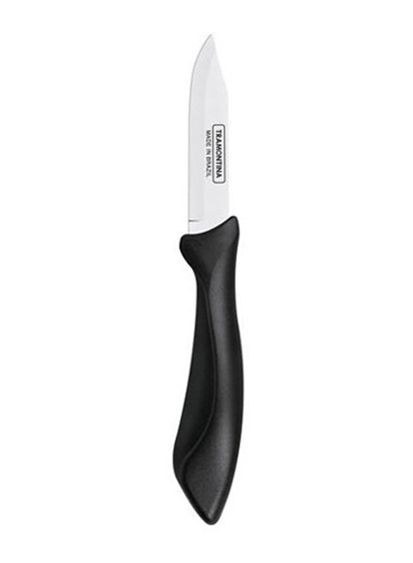 

Tramontina Affilata 3-inch Stainless Steel Vegetable & Fruit Knife with Polypropylene Handle, 23650103, Black/Silver