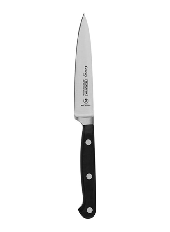 

Tramontina Century 4-inch Stainless Steel Fruit & Vegetable Knife with Polycarbonate Handle, 24010104, Black/Silver
