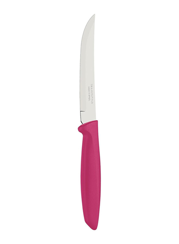 

Tramontina 5-inch Plenus Fruit Knife with Stainless Steel Blade & Polypropylene Handle, 23431845, Silver/Pink