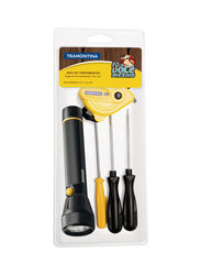 Tramontina 5-Piece Tool Kit with Torch, Multicolour