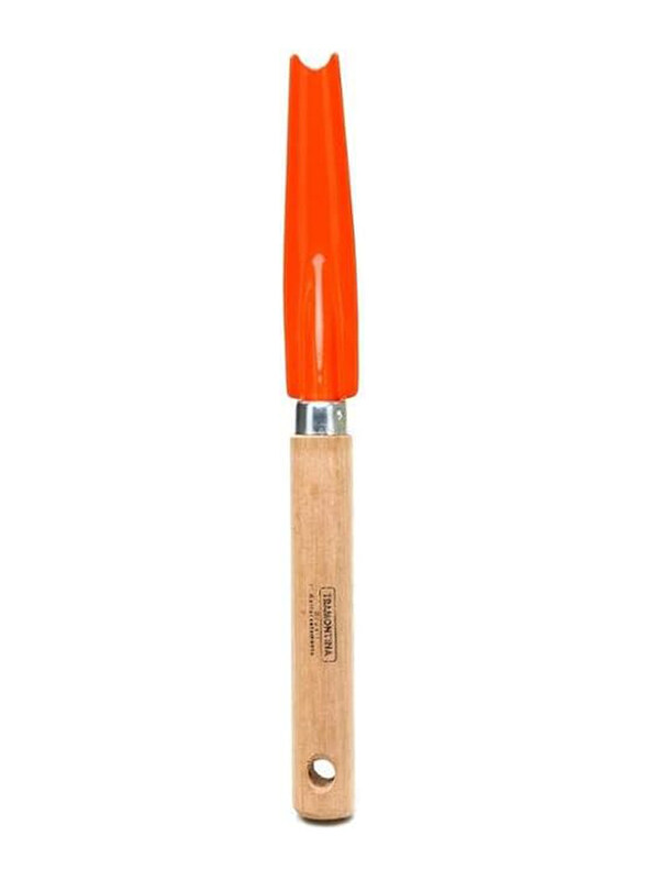 

Tramontina Lawn Weeder with Wood Handle, Orange/Beige