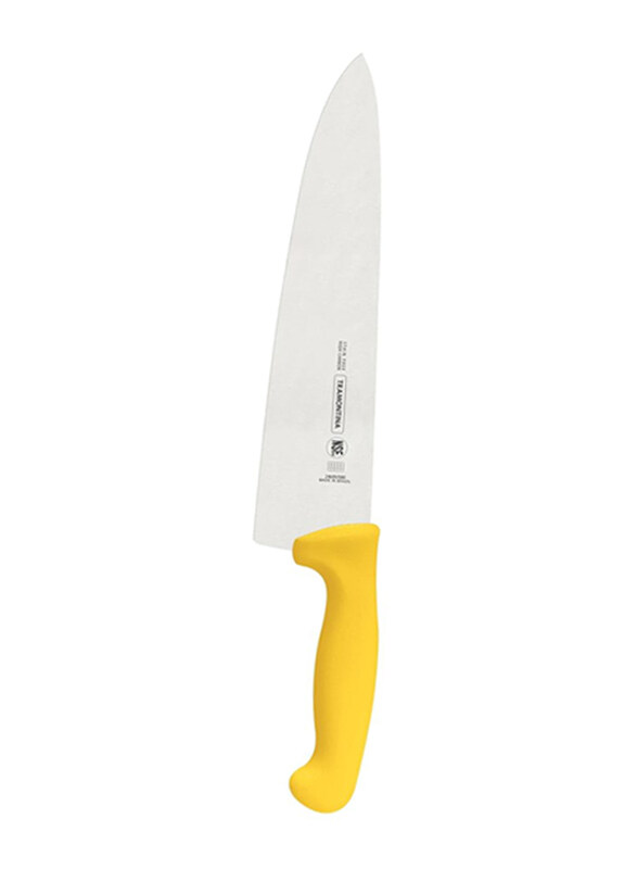 

Tramontina 29.5cm Professional Chef Knife, P056T09, Yellow/Silver