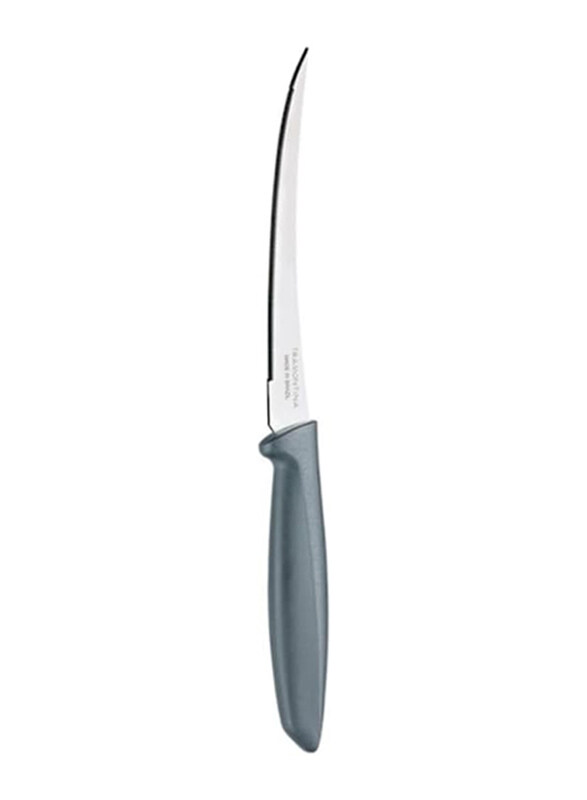 

Tramontina 5-inch Plenus Stainless Steel Blade & Polypropylene Handle Tomato Knife, 23428165, Grey
