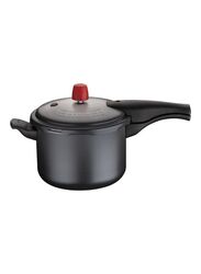 Tramontina 20cm Round Pressure Cooker, 4.5 Litre, Black