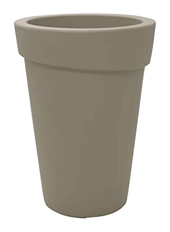 

Tramontina Gipsy Polyethylene Vase Planter, 149 Liter, 92774110, Beige