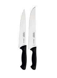 Tramontina 3/5/6-inch Premium Stainless Steel Chefs Knives Set, 3 Pieces, Black/Silver