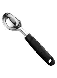 Tramontina 7-Piece Stainless Steel Ipanema Ice Cream Spoon Set, Black/Silver