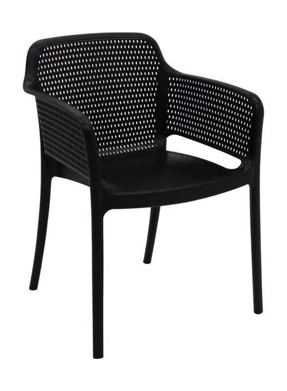 

Tramontina Gabriela Polypropylene & Fiberglass Chair, Black