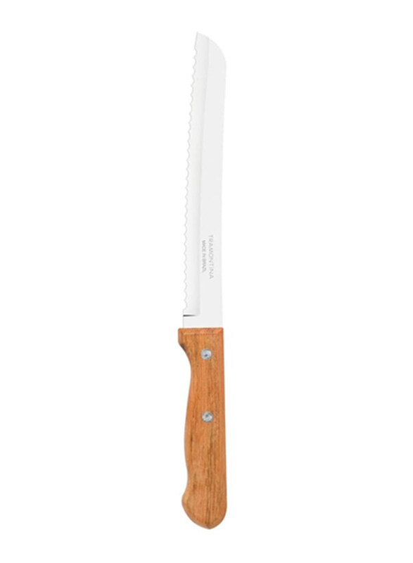 

Tramontina 8-Inch Dynamic Chef Knife with Stainless Steel Blade and Natural Wood Handle, 22317108, Brown