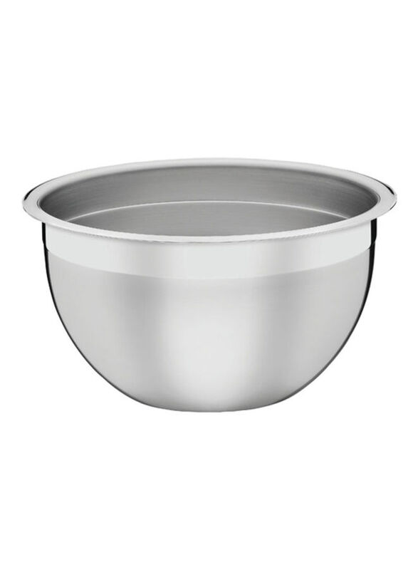 Tramontina 20cm Stainless Steel Round Mixing Bowl, 3 Litre, Silver