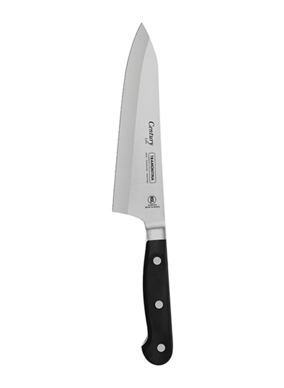 

Tramontina Century 7-inch Stainless Steel Cook Knife with Polycarbonate Handle, 24025107, Black/Silver