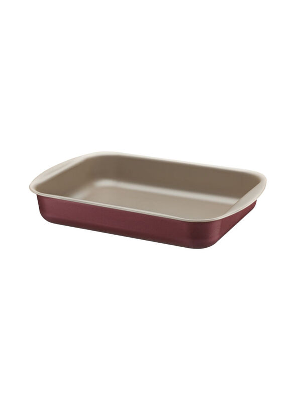 Tramontina 4.9L Non-Stick Roasting Pan, Red/Beige